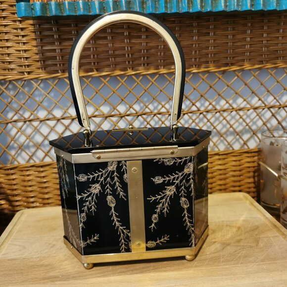 Vintage 50s Lucite Handbag - Picture 2 of 8